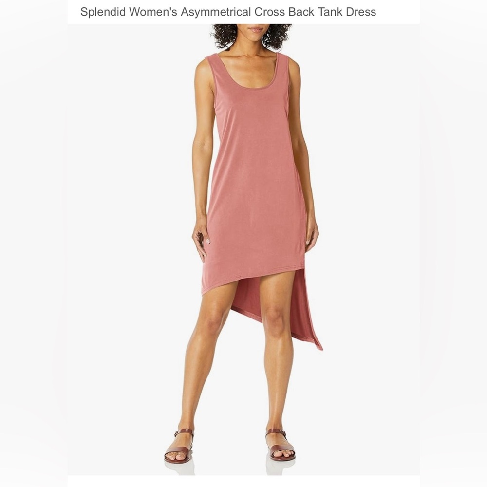 Splendid Pink Asymmetrical Sundress